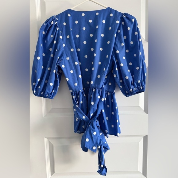 Lilly Pulitzer Kara Cotton Wrap Top - Picture 4 of 17